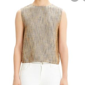 Theory Cropped Shell Tank size P
